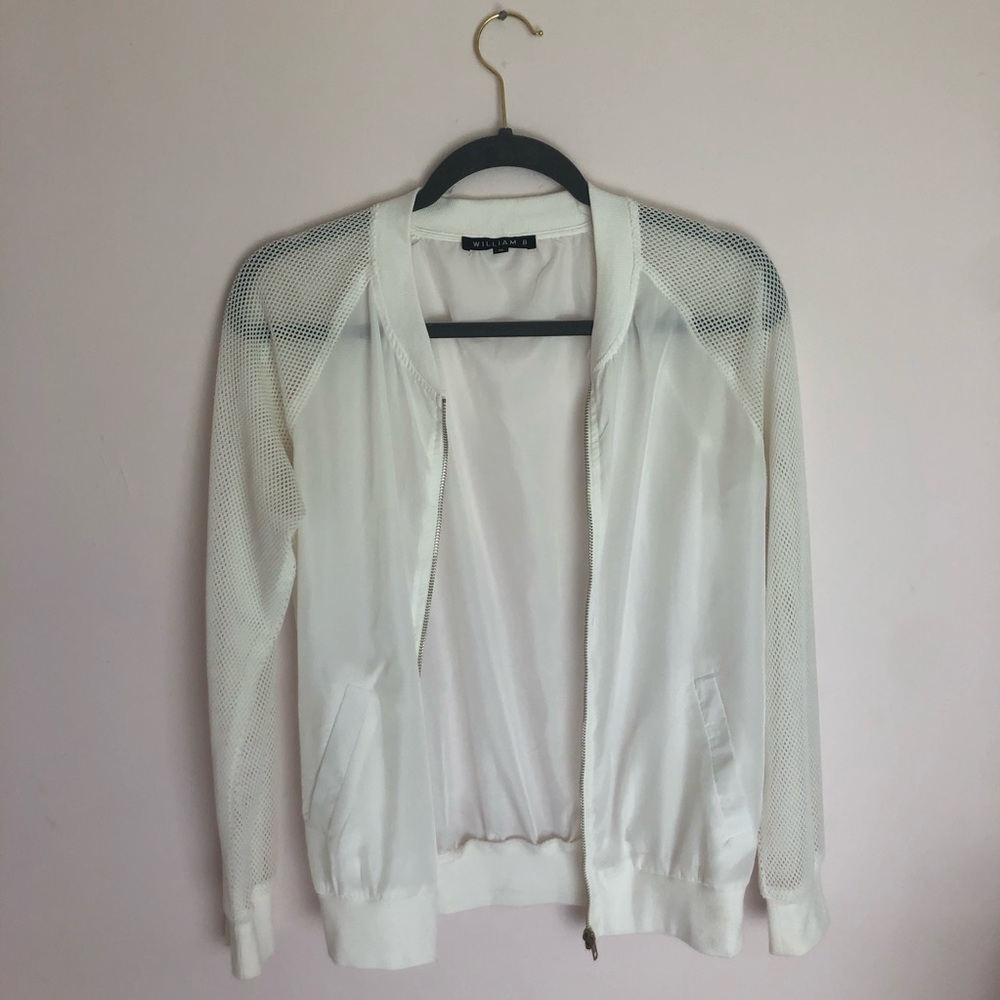 White Bomber Jacket